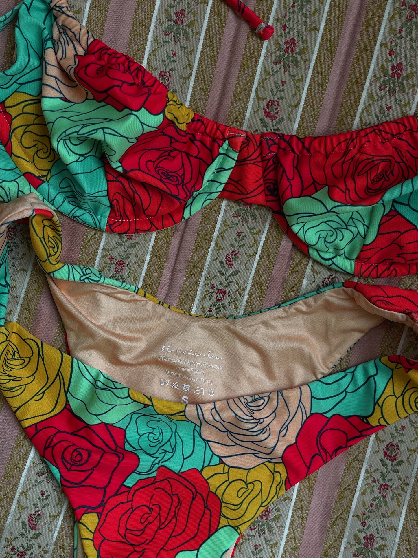 Sorbetto roses bikini top
